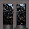 Mechanical Style Glass Phone Case Suitable for Samsung Galaxy S26 S25 S24 S23 S22 S20 FE/Ultra/Plus Anti Drop Back Cover