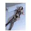 Sexy Transparent Open Crotch Shoulderless One Piece Bodystocking For Women