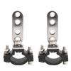 LED Light Bar Brackets 1.2in Bull Bar Tube Work Lamp Mounting Clamp for Motorcycle Truck SUV ATV