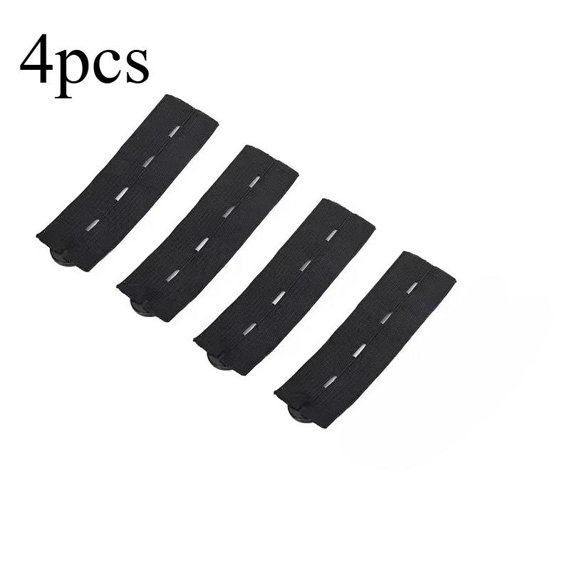 

Set of 4 Pant Extender Belts for Unisex, Waistbands for Tight Trousers, Jeans, Skirts, Maternity Button Hooks, Sewing Additions