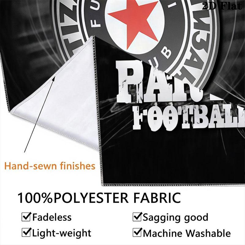 Partizan KK logo Wall Hanging Printed Fabric Blanket Decorative Tapestries for Bedroom Living Room Home Decor