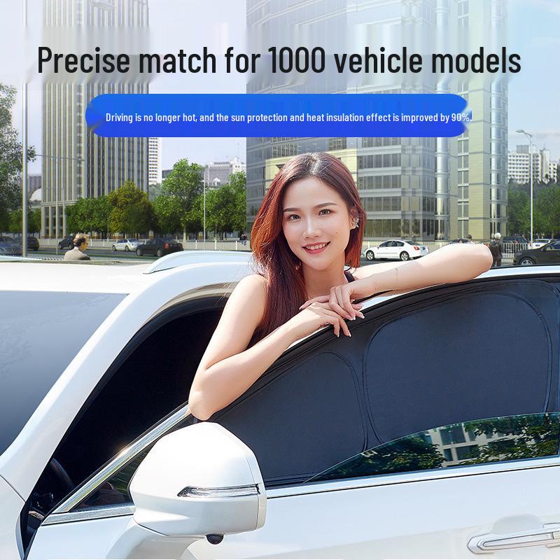 E18 Car Sunshade Blackout Curtains for Heat Insulation & Privacy