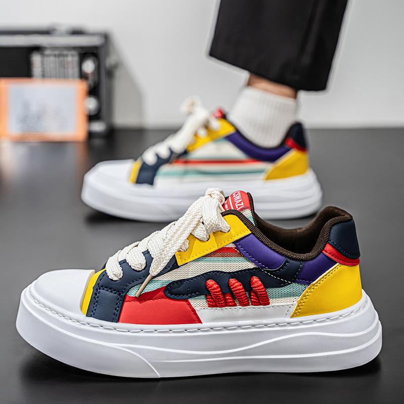 Fashion Student Shoes Sneakers Casual Skateboard College Style Thick Soled Youth Sports Fashion Sports Platform Loafers Designer Luxury