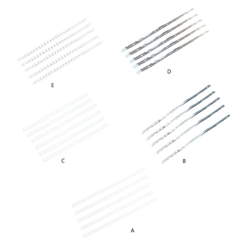 Set mit 5 praktischen Kleiderverbindern Bequemer Kleiderbügel Kleidung Hosenclip Verbindungsstreifen für Schrankorganisation