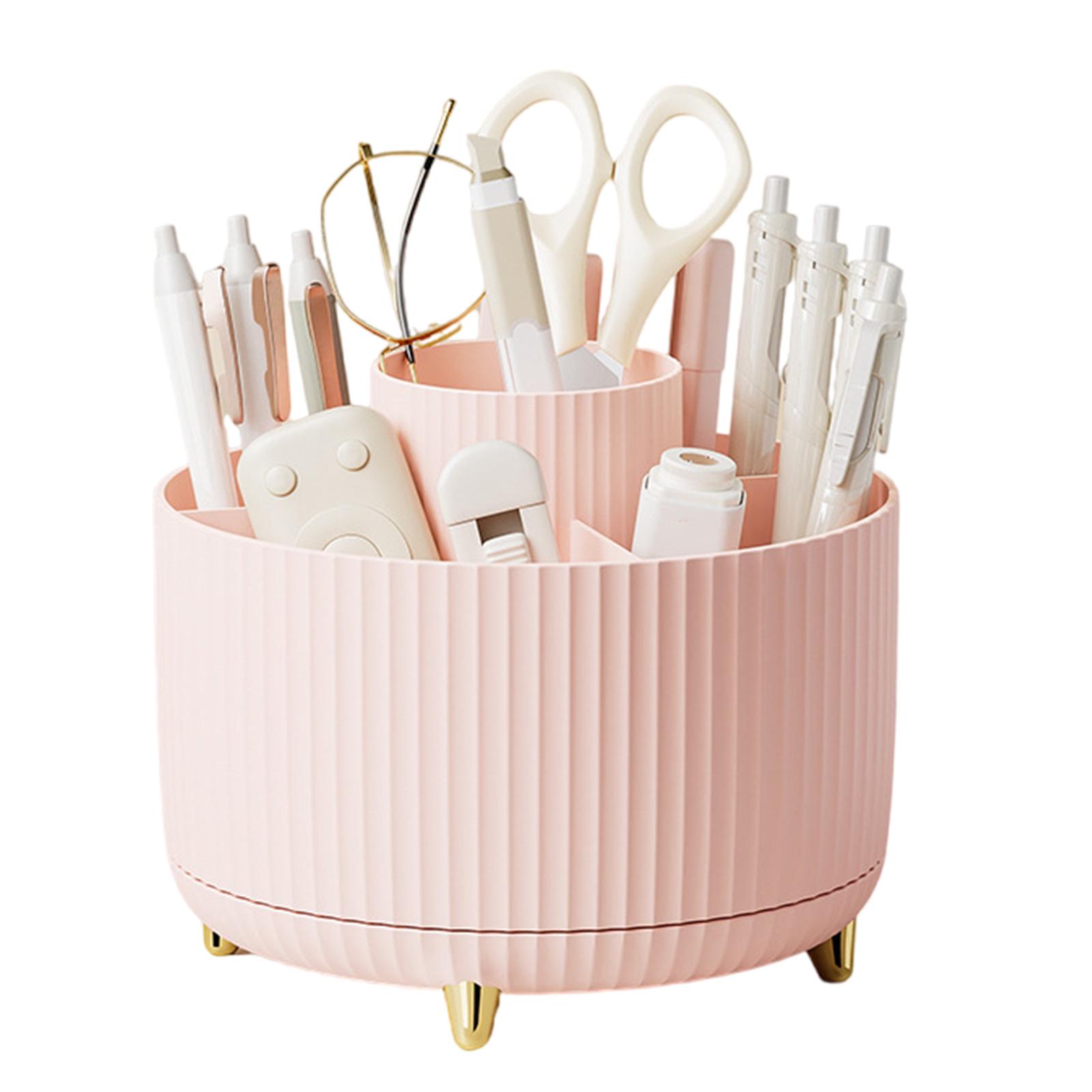 

Вращающийся стационарный органайзер с 6 отделениями, настольный органайзер для детей, вращающийся держатель для ручек, органайзер для художественных принадлежностей 2