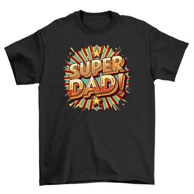T-shirt 'Super Papa Sta' - Hommage Drôle et Héroïque à Papa ! Libérez le Superpo de Papa