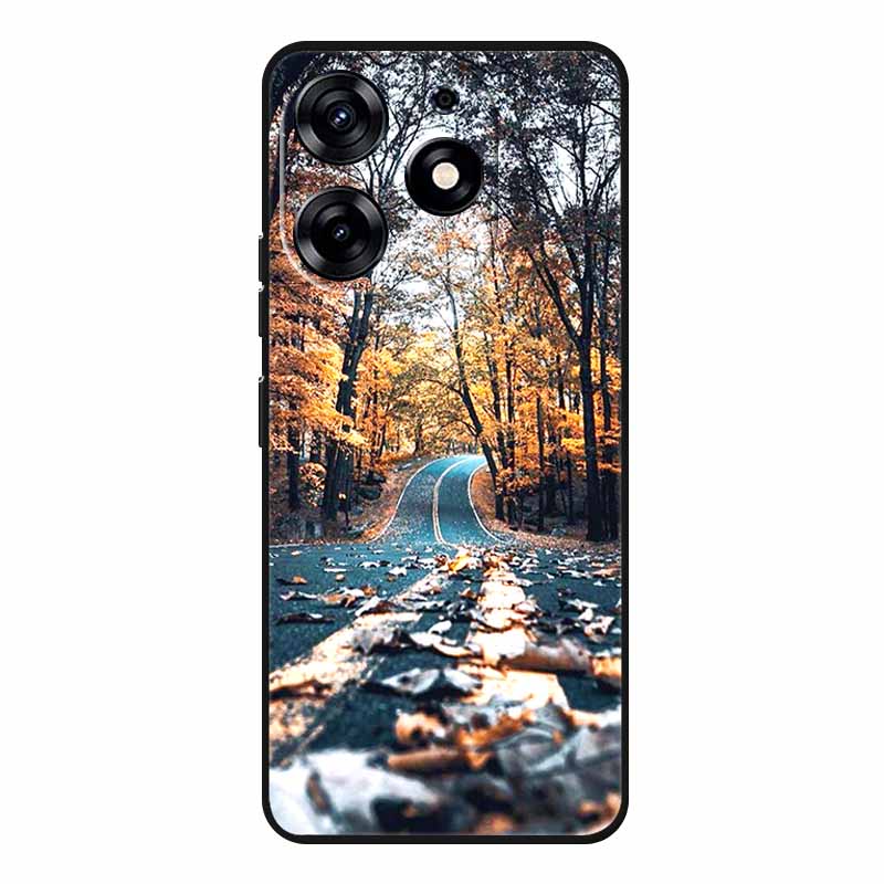 For Tecno Spark 20 Pro Case Wolf Soft Silicone TPU Back Cover Phone Cases For Tecno Spark20 Pro KJ6 Cute Animals Protector Funda