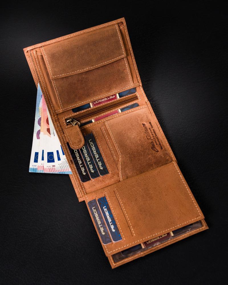Herren-Lederportemonnaie Peterson PTN 317 2-1-4 HUNTER