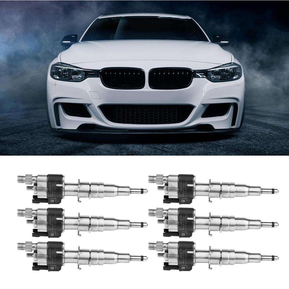 6 stuks brandstofinjector voor BMW 135i 335i 535i 650i 740i 750i X6 13537585261 09