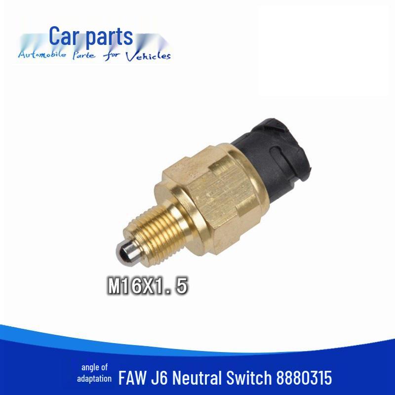 8880315 Neutral Switch: Compatible with Jiefang J6, Neutral Pressure, Gearbox Gear Switch, Three-Pin Connector Car-side
