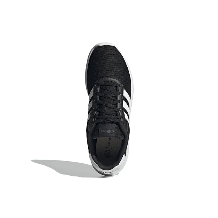 Adidas Lite Racer 3.0 Módní látka Odolné Prodyšné Nízké Neformální Běžecké Boty Pánské Tenisky Černá GY3094