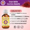 Deve Herbes Saffron Essential Oil (Crocus Sativus) Pure | Non-Sticky | Non-greasy | Lightweight | Men & Women | All Skin Types | Steam Distilled 5ml