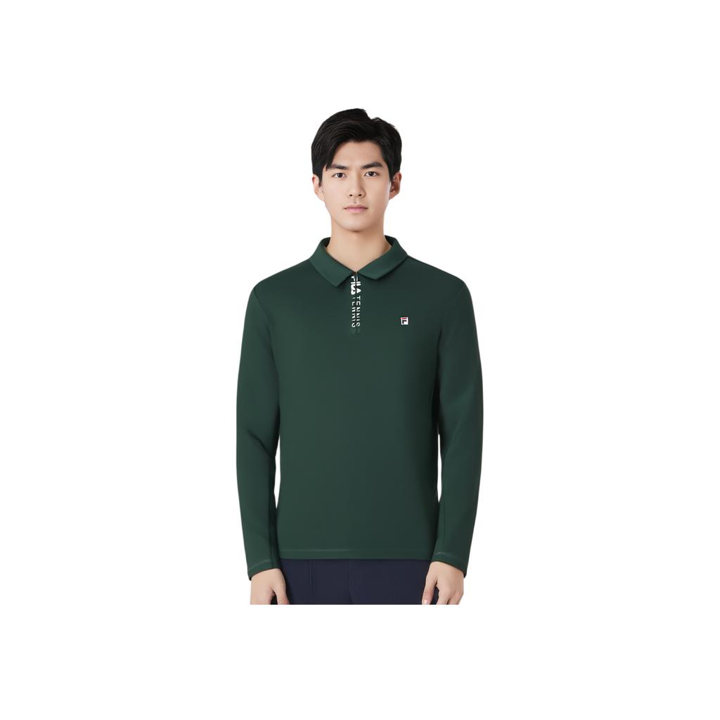 New FILA Polo Shirt Men's Ocean Green A11M513218FDG