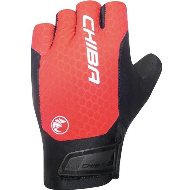 Велоперчатки Chiba Pure Race II без пальцев (красные/черные) XS