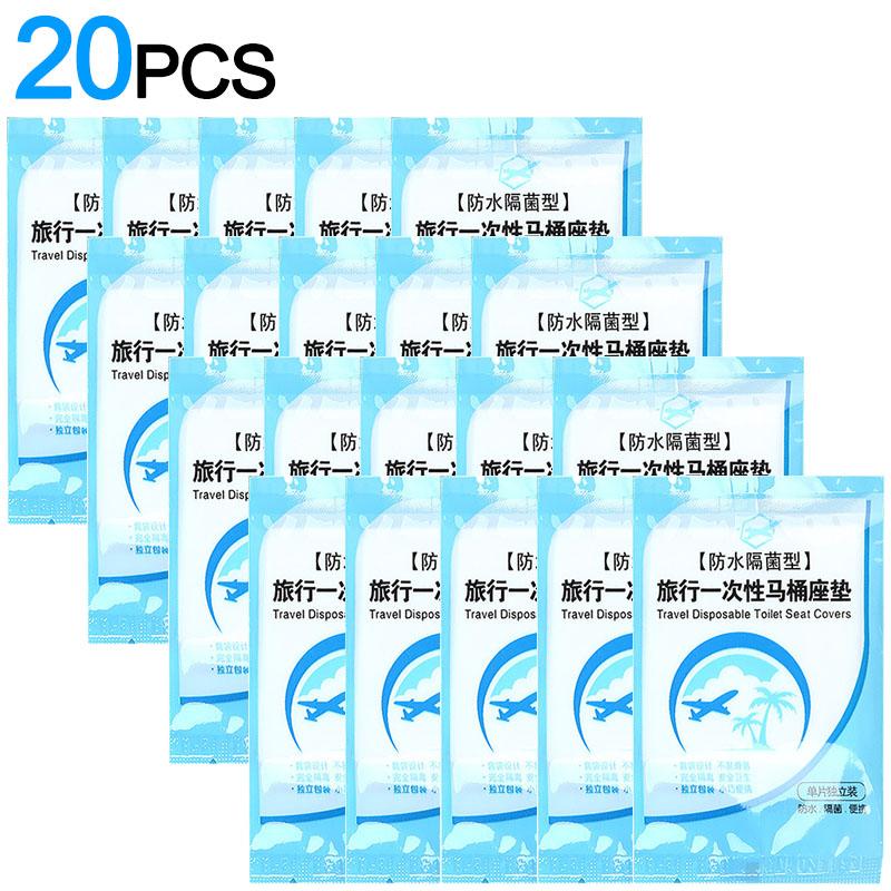 100/1pcs Disposable Toilet Seat Cover Mat Portable Travel Safety Toilet Seat Paper Pads Waterproof Cushion Bathroom Accessories