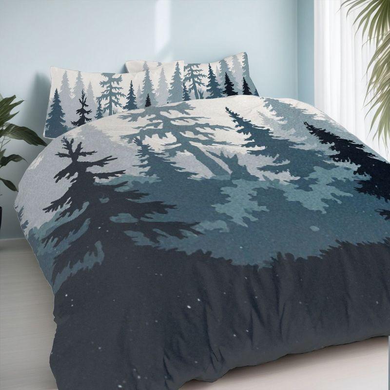 [Jit] 3-Piece Bedding Pillowcase Quilt Cover Set 2D Digital Printing Without Filler Suitable For All Seasons