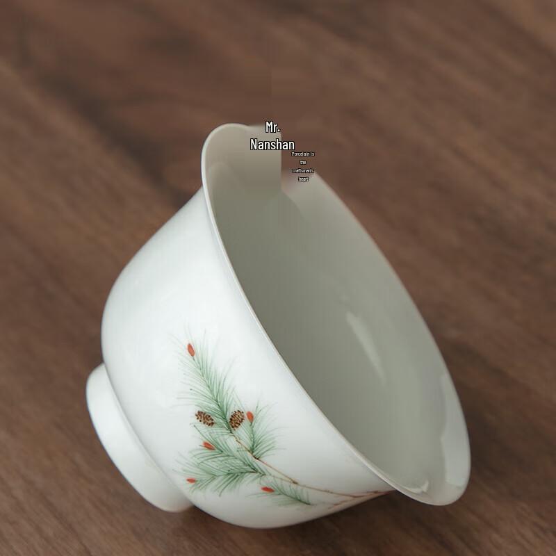 Nanshan Xiansheng Hand-painted Ceramic Gaiwan