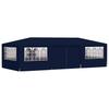 Professional Party Tent with Side Walls 4*9 M Blue 90 G M²