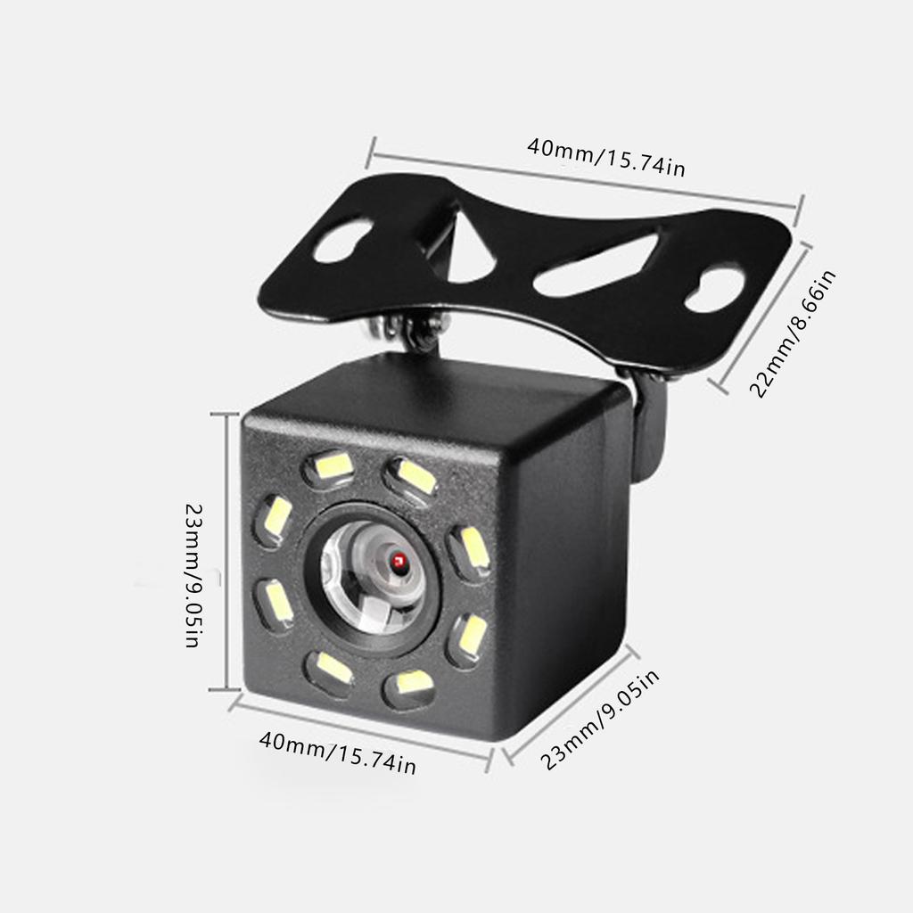 Car Reversing Camera Wide Angle HD CCD 12 LED Rear View Camera Night Vision Reversing Reversing Camera Car Modeling Waterproof