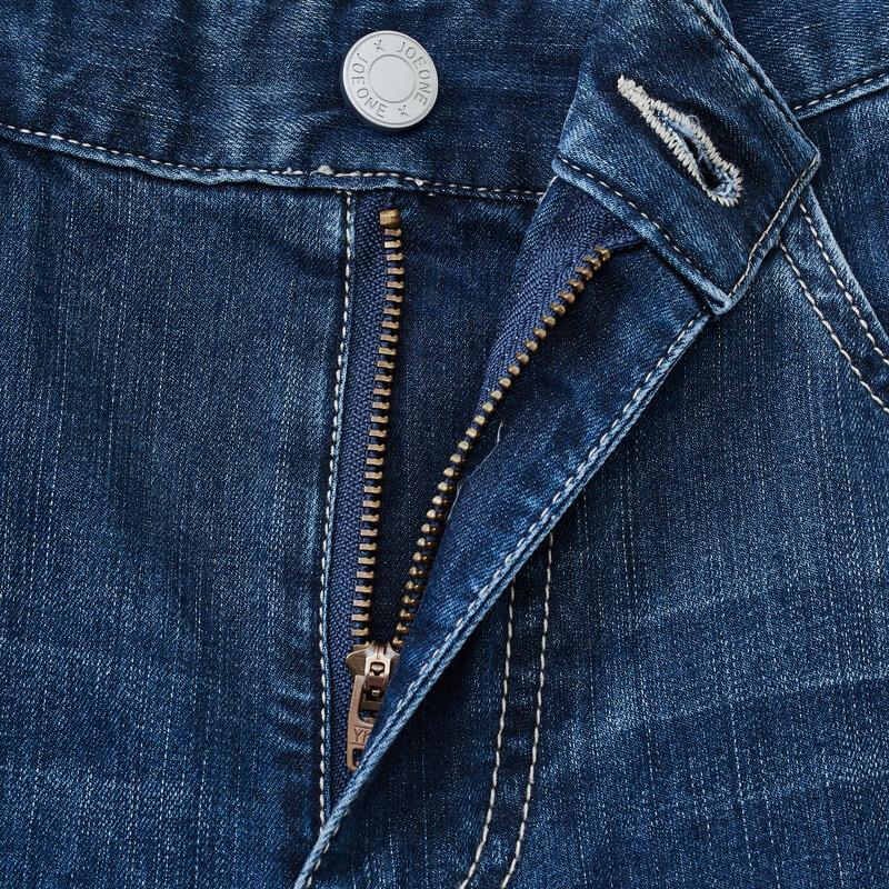 Joeone Men's Lyocell Blend Stretch Denim Jeans