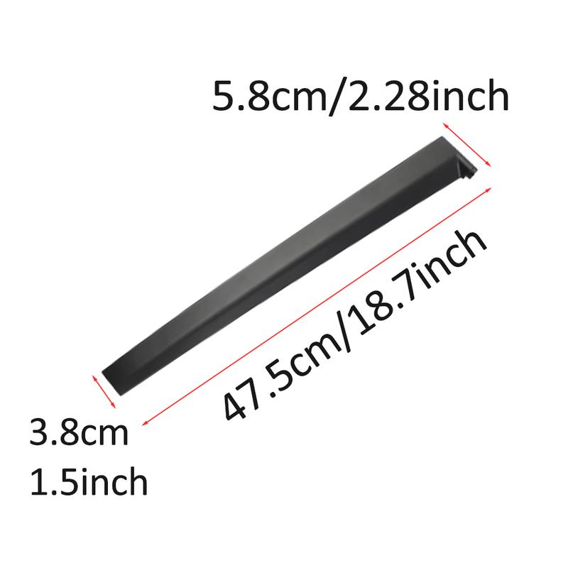 2 Stück Schwarze Säulenverkleidung für Autofenster und Türen (B-Säule) für Honda Civic Hatchback & Coupe Hatchback 2-Türer 1992-1995