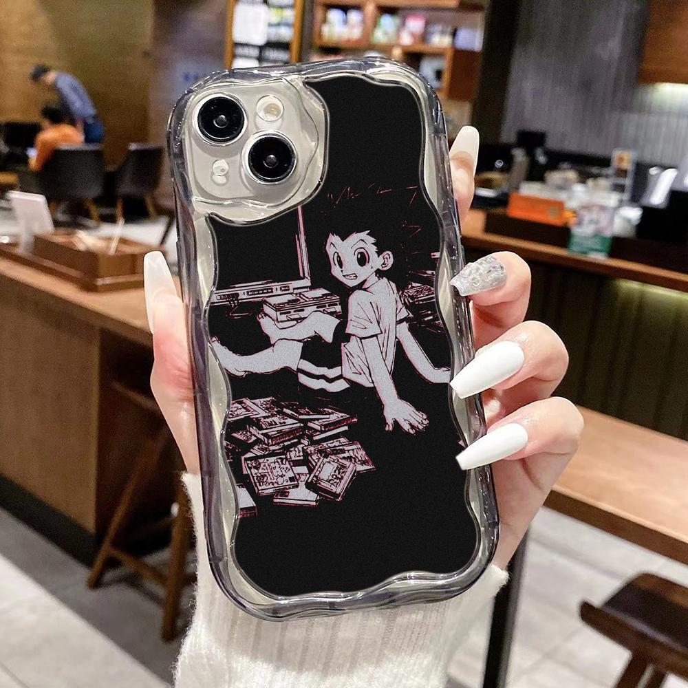 Ae82 Hunter X Hunter Anime Art Protective Phone Cases for Apple iPhone 16 15 14 13 Pro Max 11 12 mini XR 7 8 6s Plus XS Max SE Wave TPU Back Cover