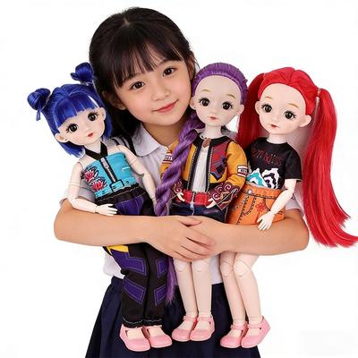 KPop Panenka 3D Oči Znělka Hudba Anime Hračky S dárkovou sadou 12 palců Pevné Tělo 15 Kloubů Křehká Panenka Hračka pro Dárky