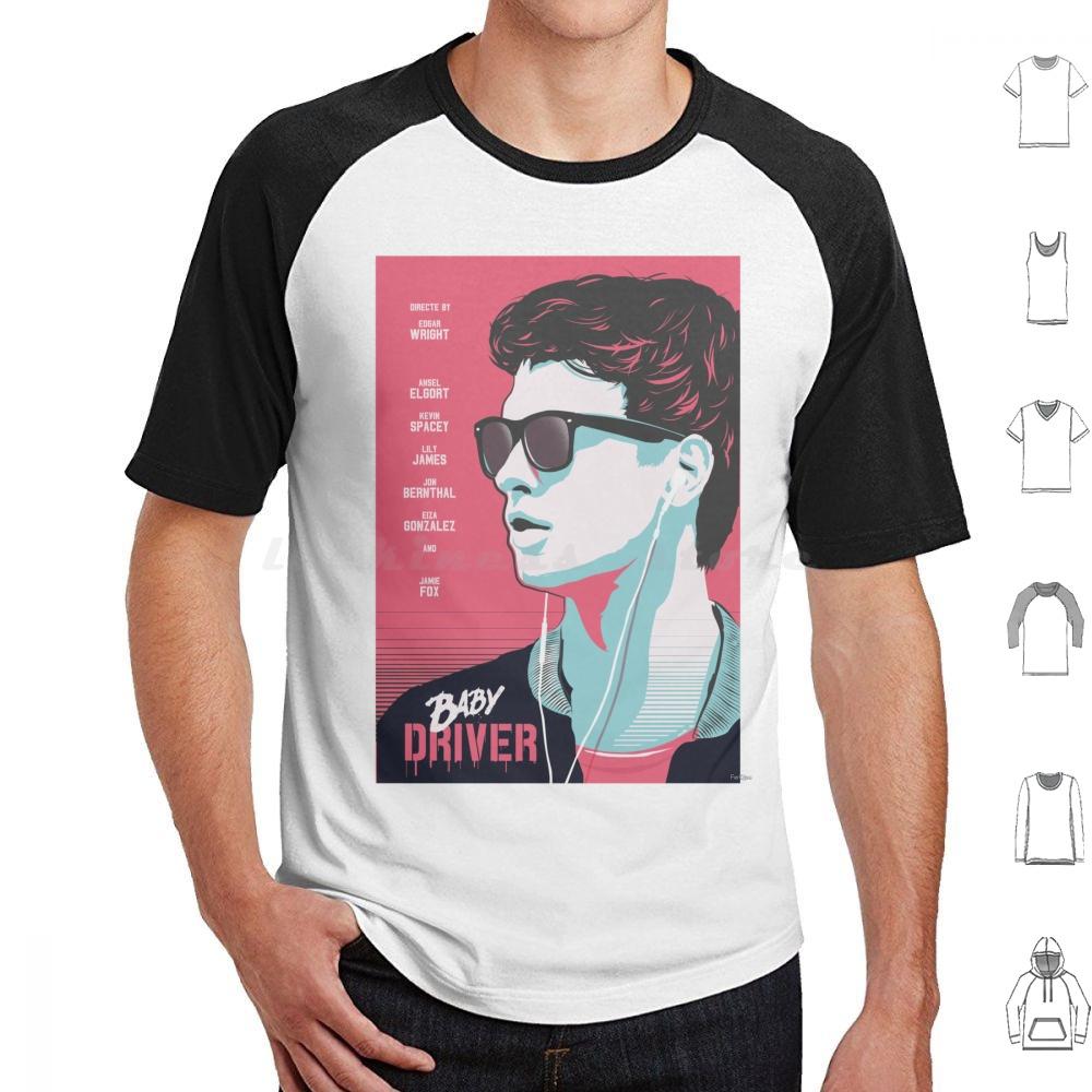 Baby Driver T Shirt 6xl Cotton Cool Tee Baby Driver Movie Cinema Film Cinephile Cool Art Geek
