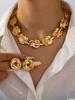 Elegant and Versatile Summer Luxury High-End Women's Metal Jewelry Set