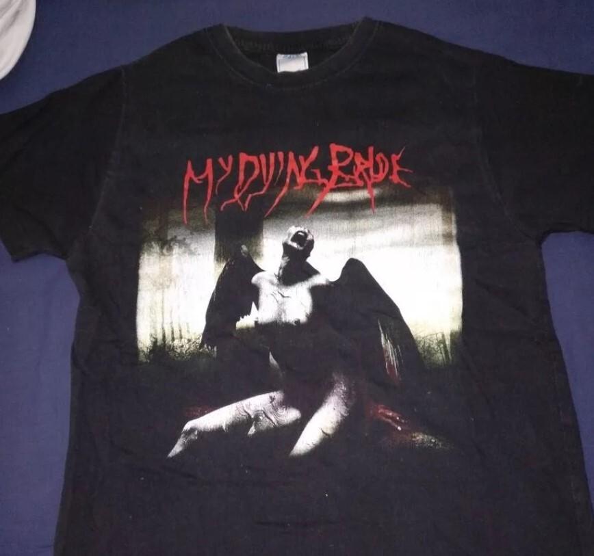 HOT My Dying Bride T-Shirt remake shirt brand new black shirt doom music Unisex T-Shirt XXXXL
