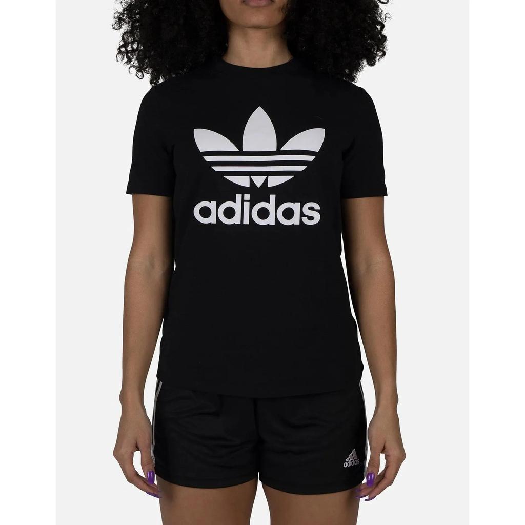 Adidas Originals Originals Trefoil Tee Womens "Black" (Unisex) T-Shirts CV9888