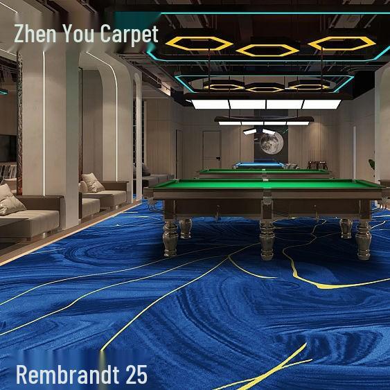 Fire-Resistant, Durable, Colorfast Billiard Room Nylon Carpet 650g