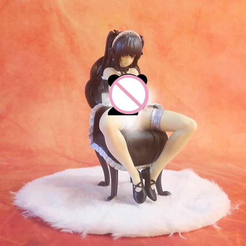 Native Beautiful Girl Series Peach Maid 1 /8 Pvc 15cm Figure Anime Sexy Collection Model Doll Toy Desk Ornament