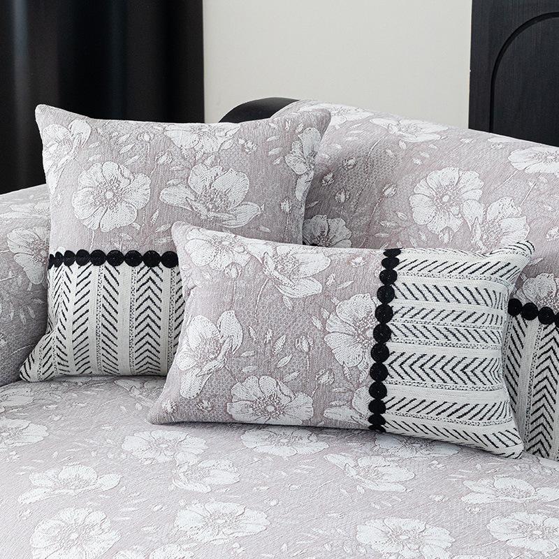 French Sofa Seat Cover with A Light Luxury and High-end Feel Suitable for All Seasons Non Slip Sofa Cover Cloth for Living Rooms