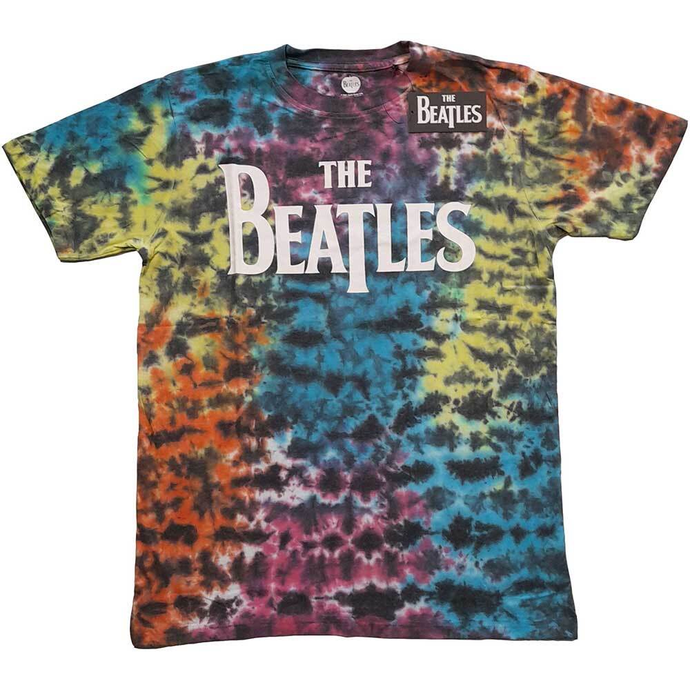 The Beatles - Drop T Logo - Color Design (T-Shirt) S