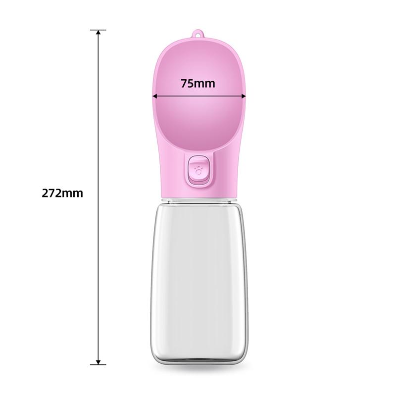 550ml/350ml Pet Water Bottle for Small Large Dogs Cups Pet Feeder Bowl Outdoor Travel Drinking Bowls Water Dispenser Pet