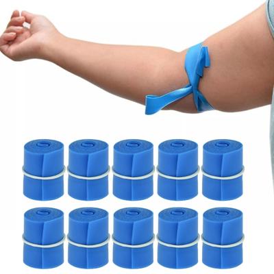 10 Rotoli Laccio Emostatico Monouso di Primo Soccorso Senza Lattice Laccio Emostatico Medico di Emergenza Forniture Essenziali per Infermieristica
