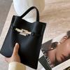 2026 New First-layer Cowhide Bucket Bag Women's Versatile Niche Medieval  Bag Exquisite Hand Carry Messenger Small Tote Bag