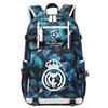 Football Printed Student Backpack Multifunctional Usb Interface Large Capacity Leisure Travel Backpack