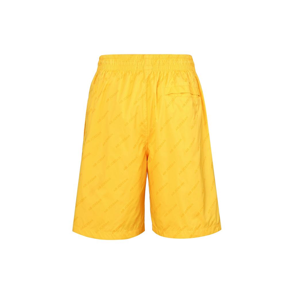 Jordan Legacy AJ4 Basketball Shorts Men Bottoms Varsity-Yellow CK5320-726