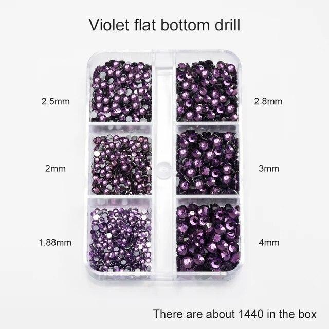 

1 коробка смешанных размеров ss6-ss20 стекло без горячей фиксации стразы с плоской задней частью хрустальный камень стразы блестят бриллианты для ногтей для одежды «сделай сам»