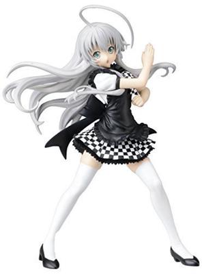 W Premium-Figur, Kleidung, weiß, schwarz, kariert, schönes Mädchen, Preis für Sega Crawl! Nyaruko-san „Private Ver.“