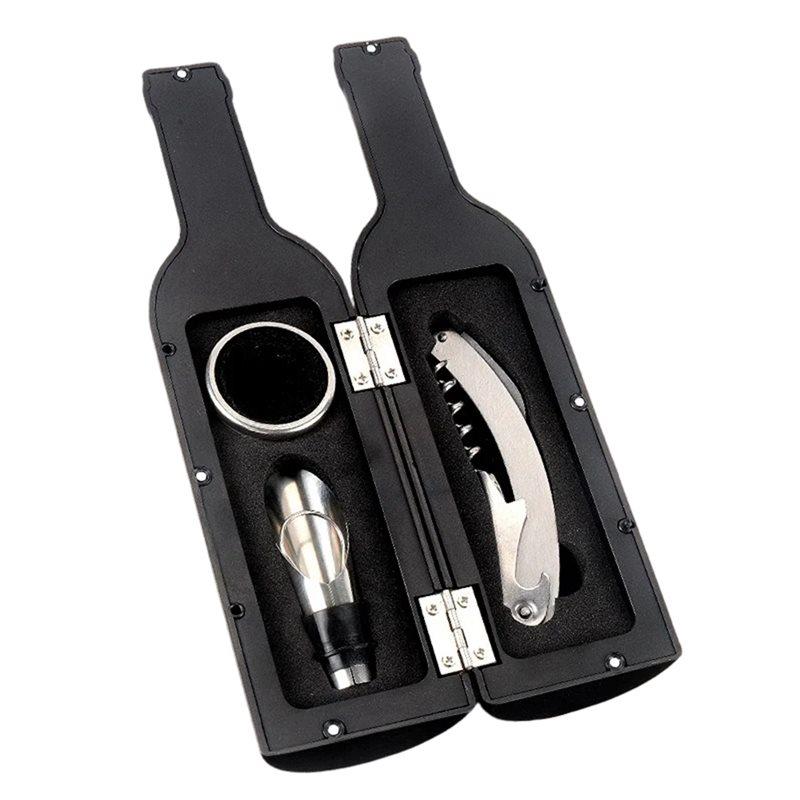 A25F-Red Wine Bottle Opener Set Stainless Steel Bottle Opener Multifunctional Red Wine Bottle