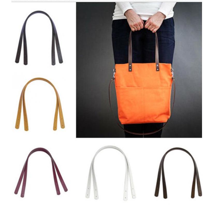 1 Stück Fabrik-Sonderangebot Großhandel 60cm Handtasche mit Damen-Tasche DIY Handgefertigte Tasche mit Zubehör, Nieten PU-Leder-Tasche Mit