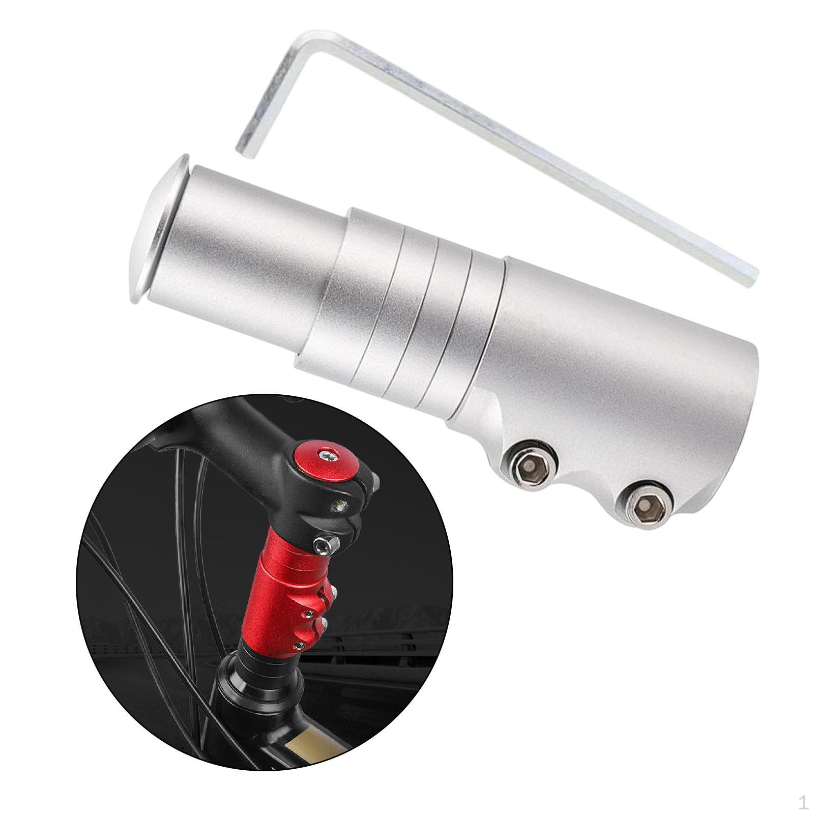 

Adjustable Bike Handlebar Extension for Enhanced Cycling Experience Argent 12cmx3.5cm