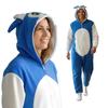Piżama Onesie Kigurumi Kostium Przebranie Sonic S: 145 - 155 Cm