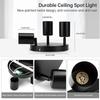 Nordic Surface-Mounted GU10 Anti-Glare Rotatable Ceiling Spotlight for Living Rooms and Corridors