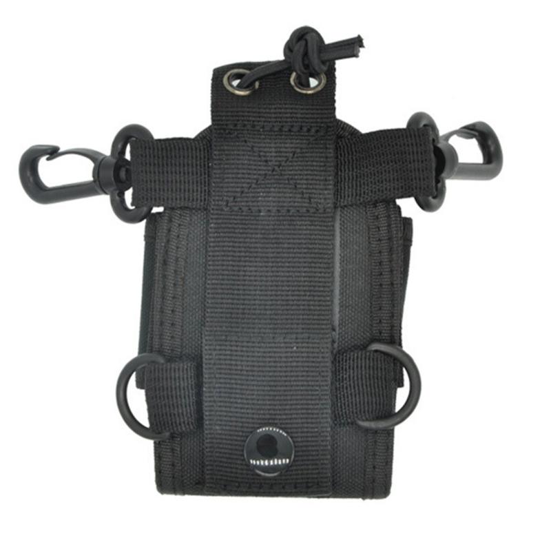 Interphone Storage Pouch Two Way Radio Holder Holsters Nylon Belt Case Bag with Adjustable Shoulder Strap