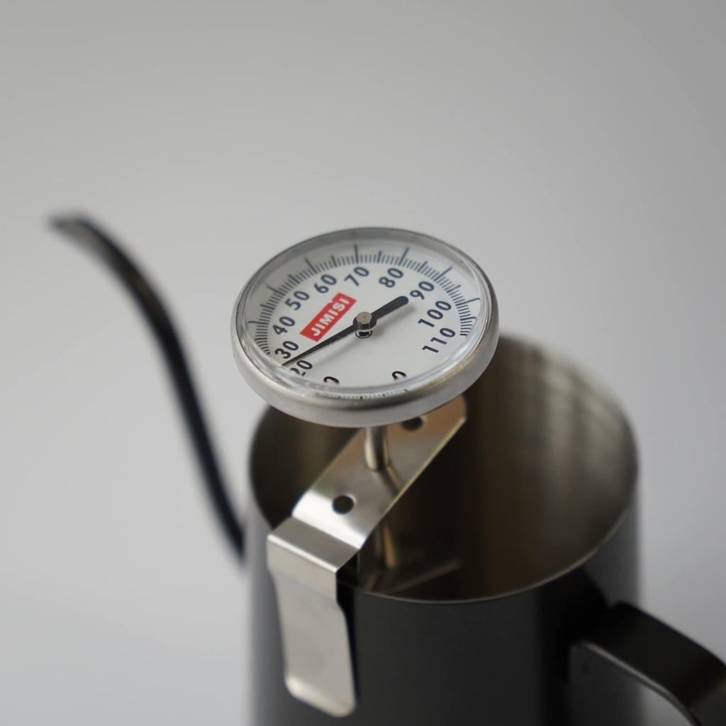 HMS FUN COFFEE Coffee Thermometer Drip Steam Drip Pot Milk Pitcher Espresso Milk Frothing Liquid Thermometer 13cm Stainless Steel