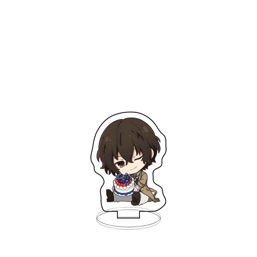 Acrylic Panel Ornaments Acrylic Stand Bungo Stray Dogs Dazai Osamu Oda Sakunosuke Figure Model Plate Desktop Decorate Xmas Gifts